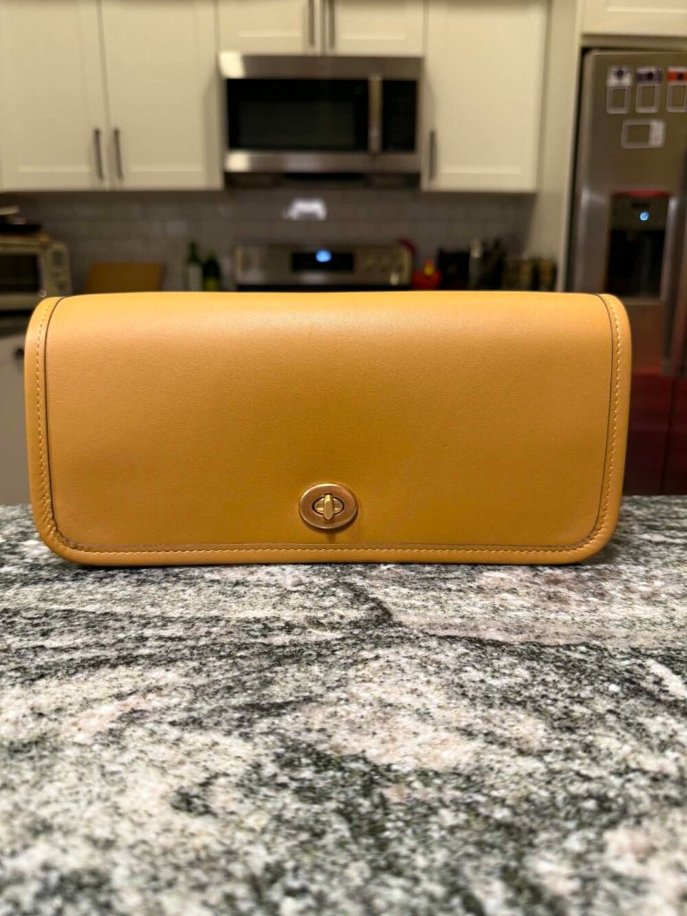 Coach Dinky Re-Edition Honey Brown - Like New